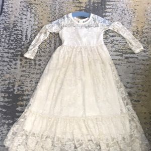 Only used once flower girl dress